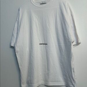 Classic White Short Sleeve Tee made in Canada Saintwood men’s large